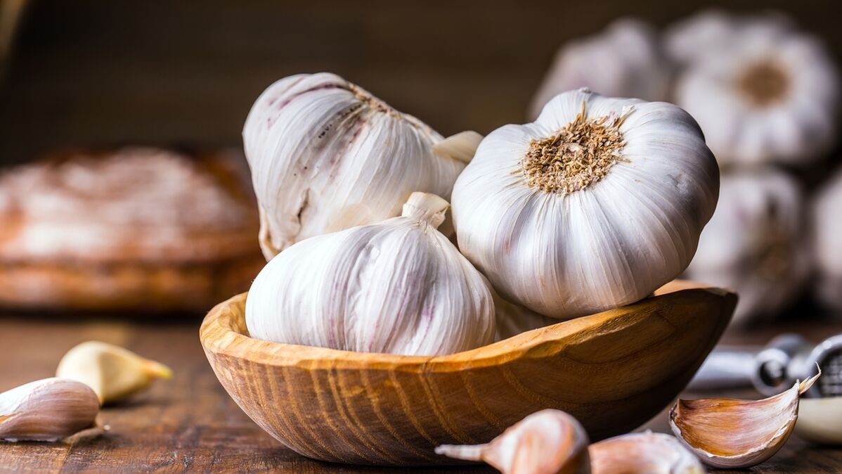 garlic in the composition Vermixin