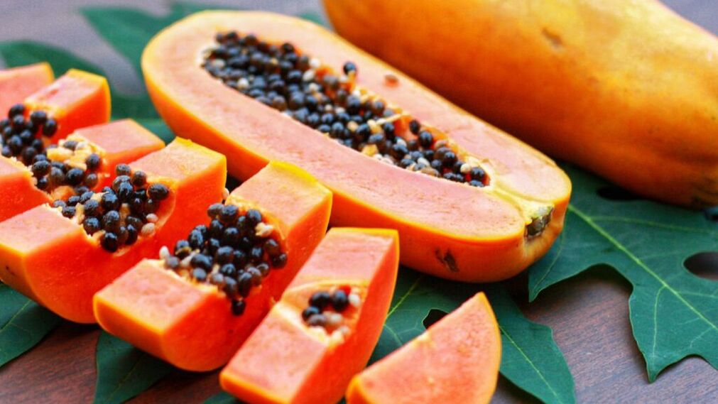 papaya in Vermixin